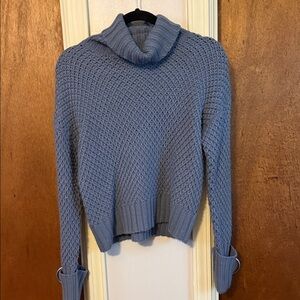 Cozy Blue Turtleneck Sweater
